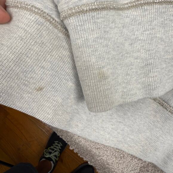 Logo Y2K Hollister Gray Logo Hoodie Size L Vtg 2000s Vibe Pullover Gray - Picture 5 of 5